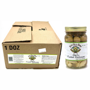 Garlic Pickled Mushrooms, 1 Case (12-16oz)