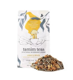 Organic Lion's Mane Mushroom & Turmeric Tea