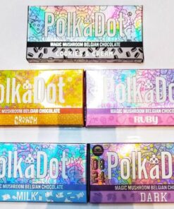 Polka Dot Magic Mushroom Chocolate Bar
